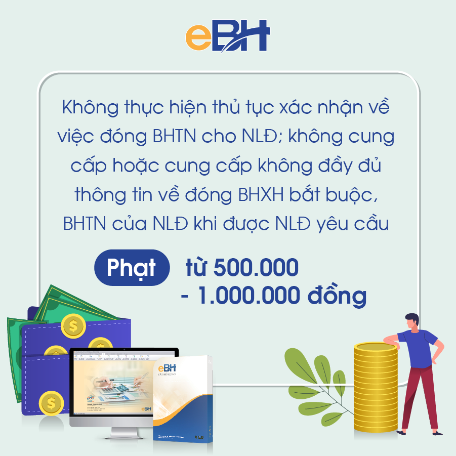 không thực hiện thủ thục xác nhận về việc đóng bhxh